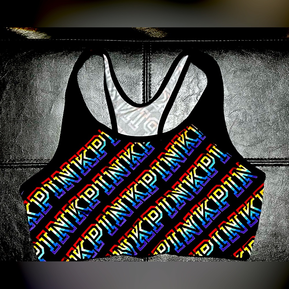 🌈 VICTORIA’s SECRET (PINK) RAINBOW SPORTS BRA